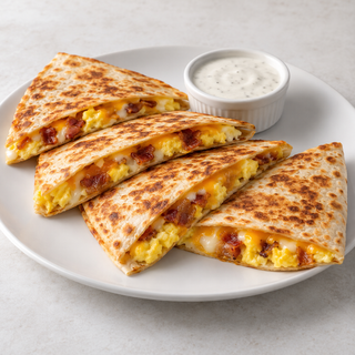 Bacon Melt Breakfast Quesadilla