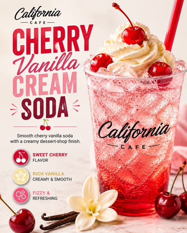 Cherry Vanilla Cream Soda.