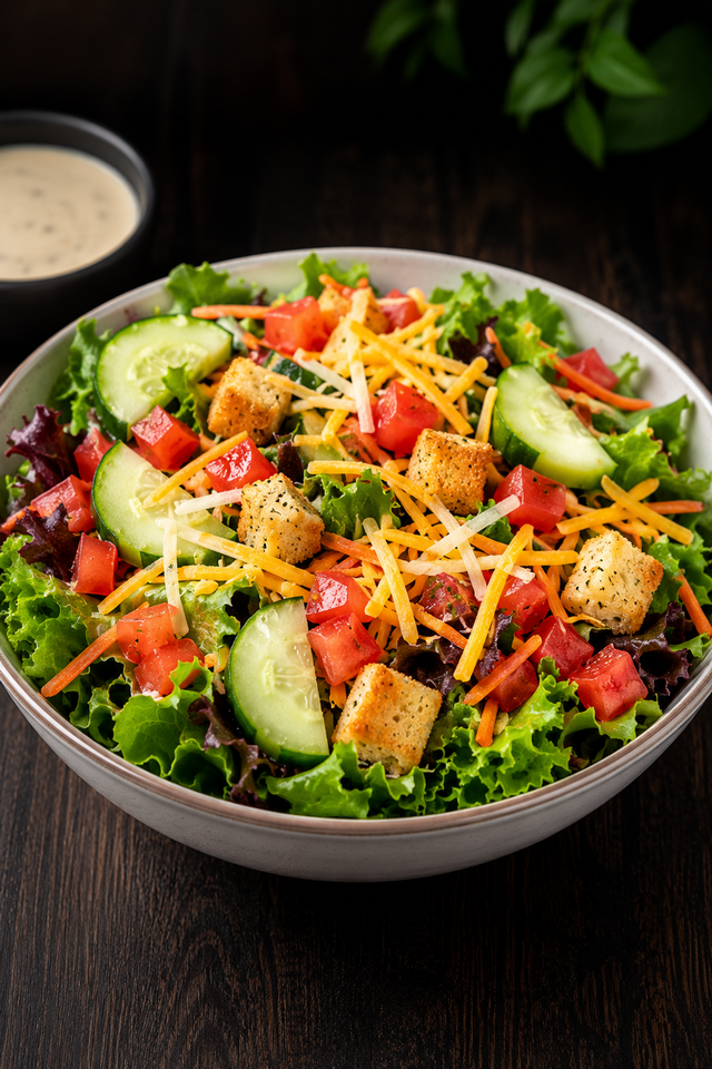 Classic Garden Side Salad.