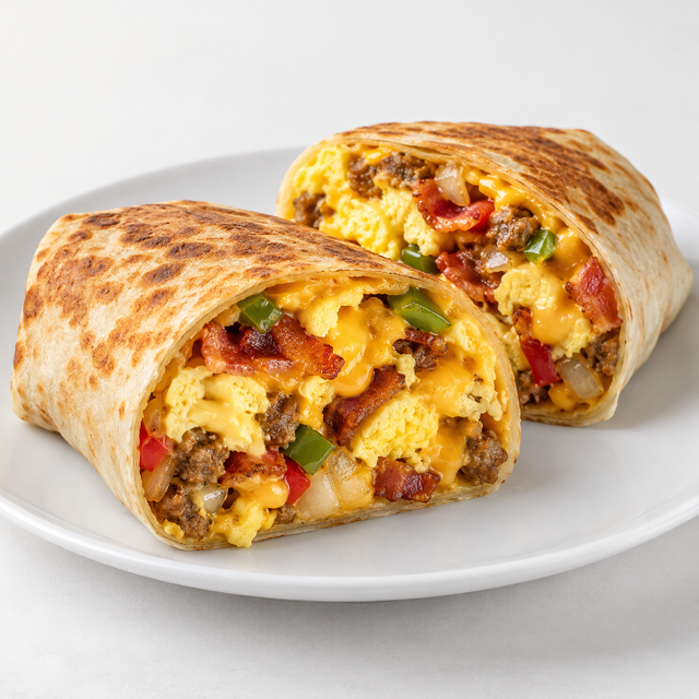 Cali Loaded Breakfast Burrito.