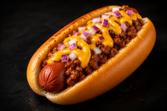 Chili Cheese Dog.