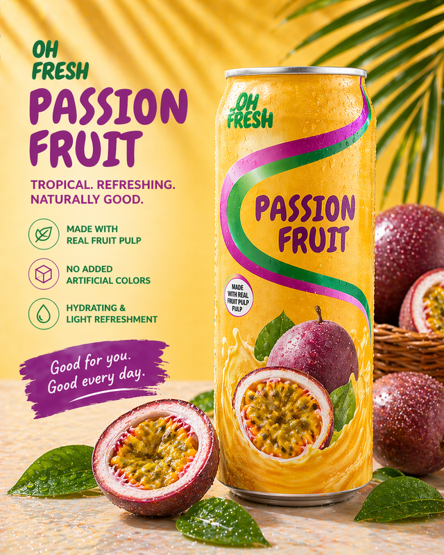 Oh Fresh Passion Fruit.